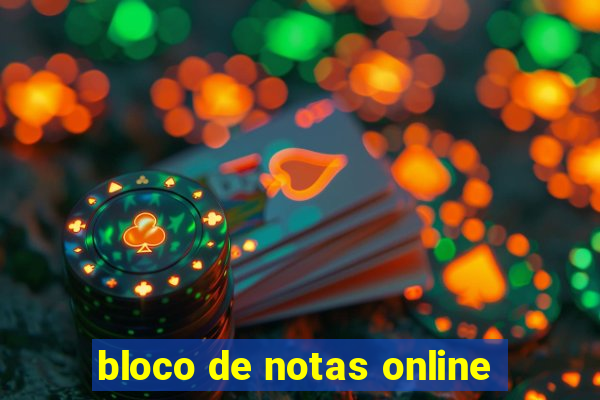 bloco de notas online